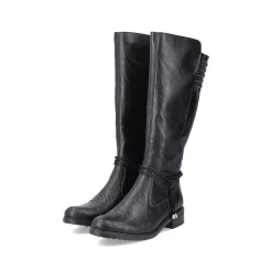 Women'S High-Shaft Boots Night Black Ladies Ankle Boots & Boots