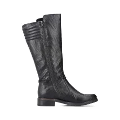 Women'S High-Shaft Boots Night Black Ladies Ankle Boots & Boots