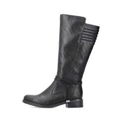 Women'S High-Shaft Boots Night Black Ladies Ankle Boots & Boots