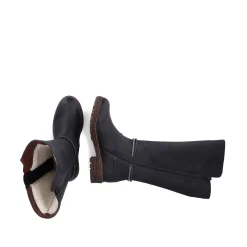 Women'S High-Shaft Boots Deep Black Ladies Ankle Boots & Boots