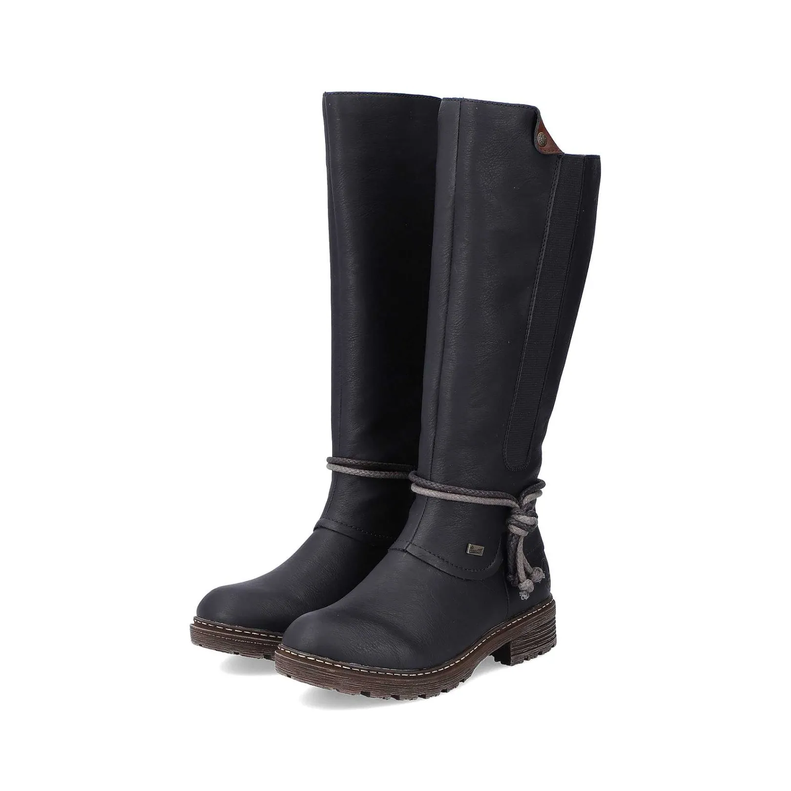 Women'S High-Shaft Boots Deep Black Ladies Ankle Boots & Boots