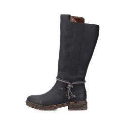 Women'S High-Shaft Boots Deep Black Ladies Ankle Boots & Boots