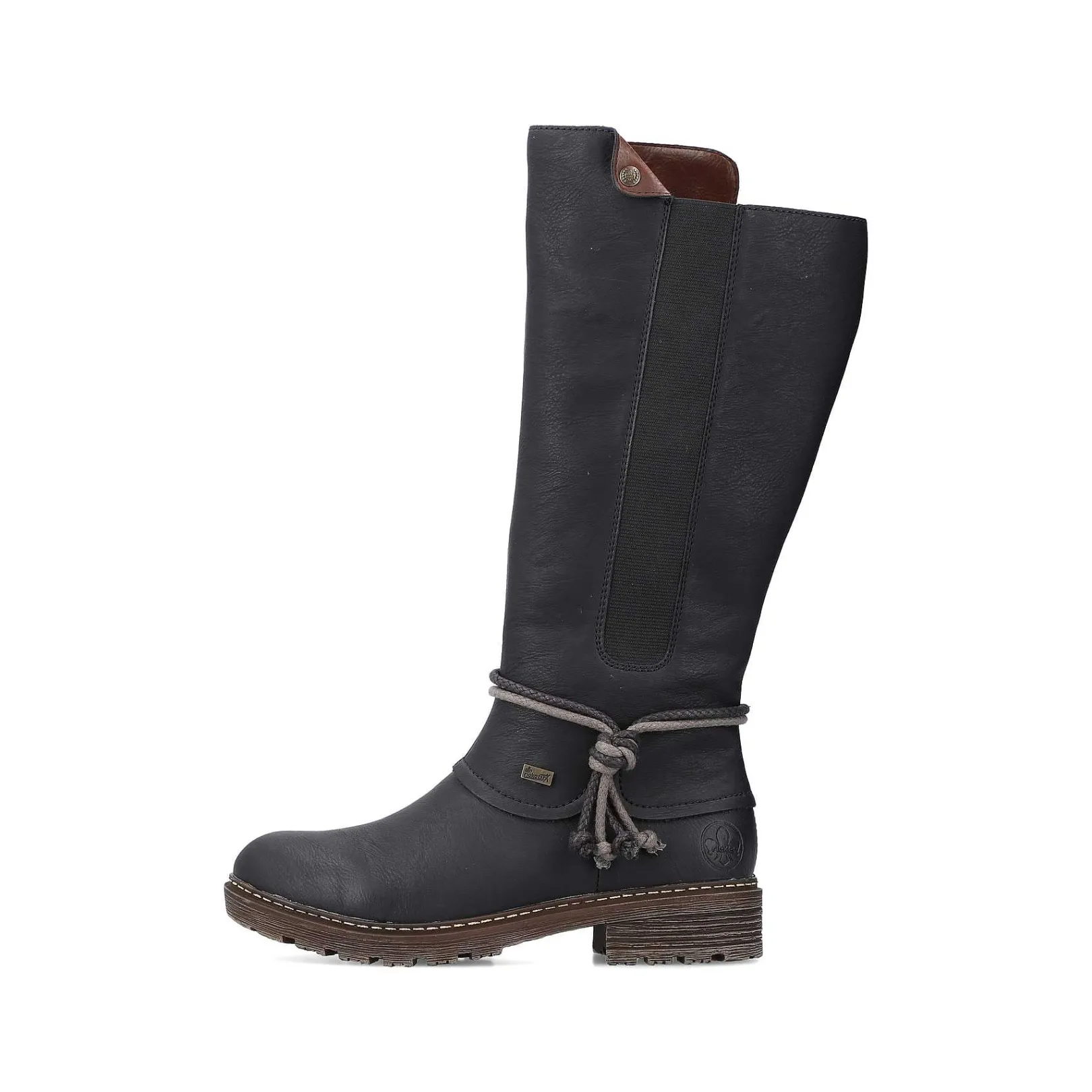 Women'S High-Shaft Boots Deep Black Ladies Ankle Boots & Boots