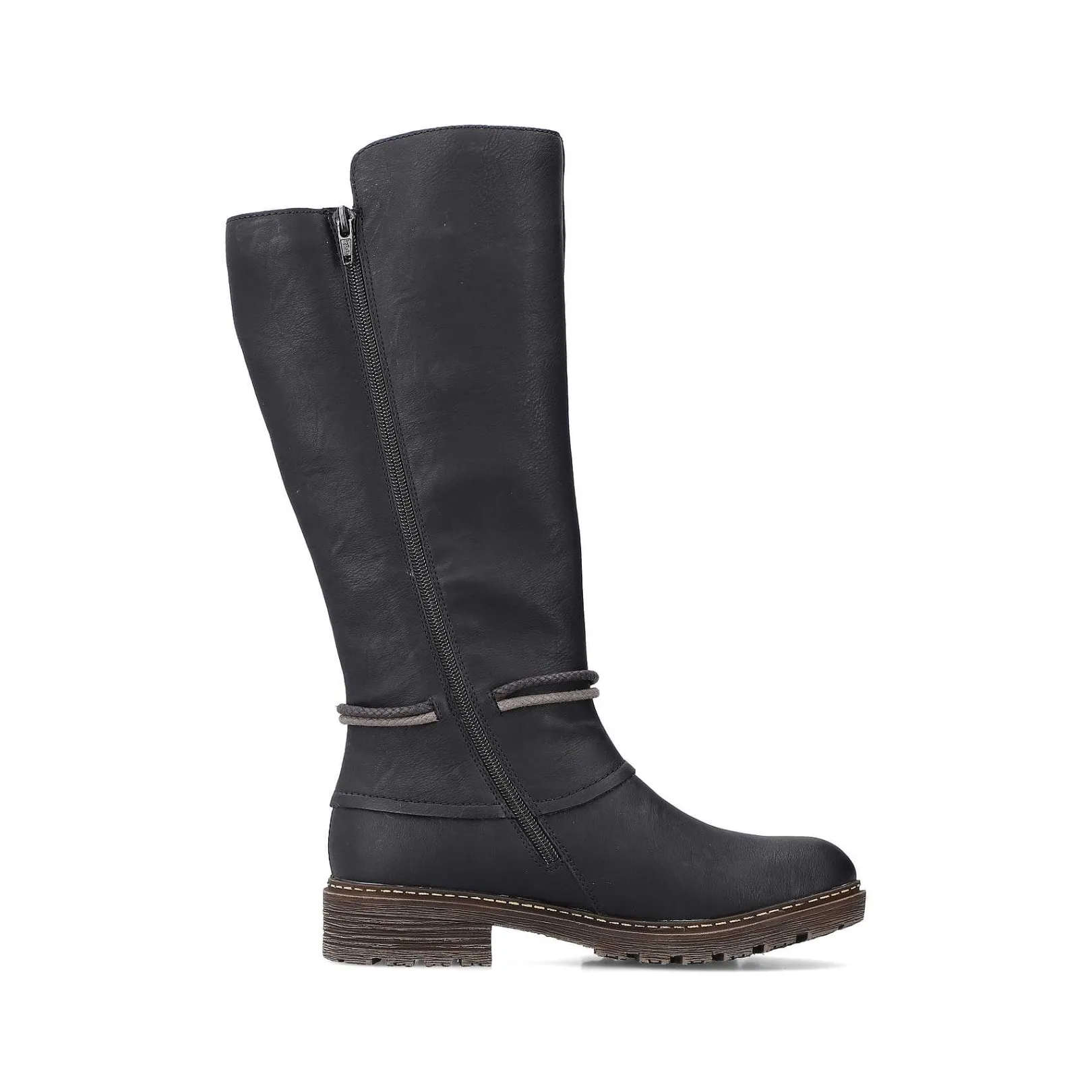 Women'S High-Shaft Boots Deep Black Ladies Ankle Boots & Boots
