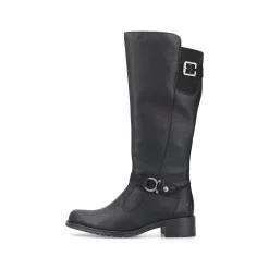 Women'S High-Shaft Boots Night Black Ladies Ankle Boots & Boots
