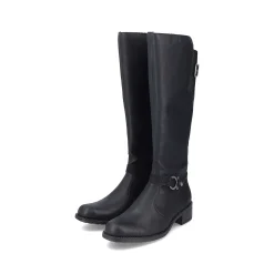 Women'S High-Shaft Boots Night Black Ladies Ankle Boots & Boots