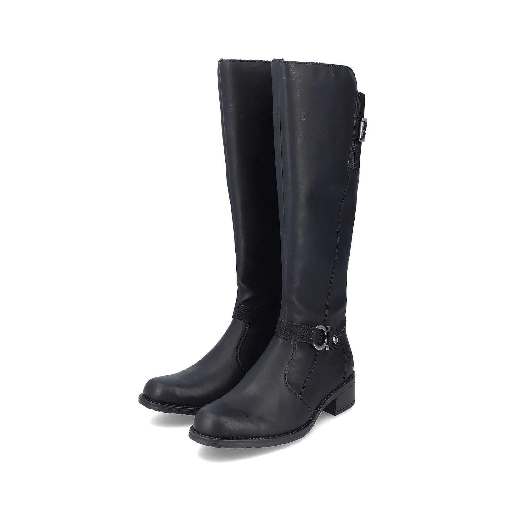 Women'S High-Shaft Boots Night Black Ladies Ankle Boots & Boots