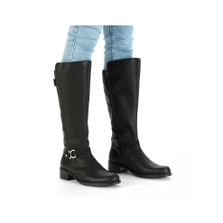 Women'S High-Shaft Boots Night Black Ladies Ankle Boots & Boots