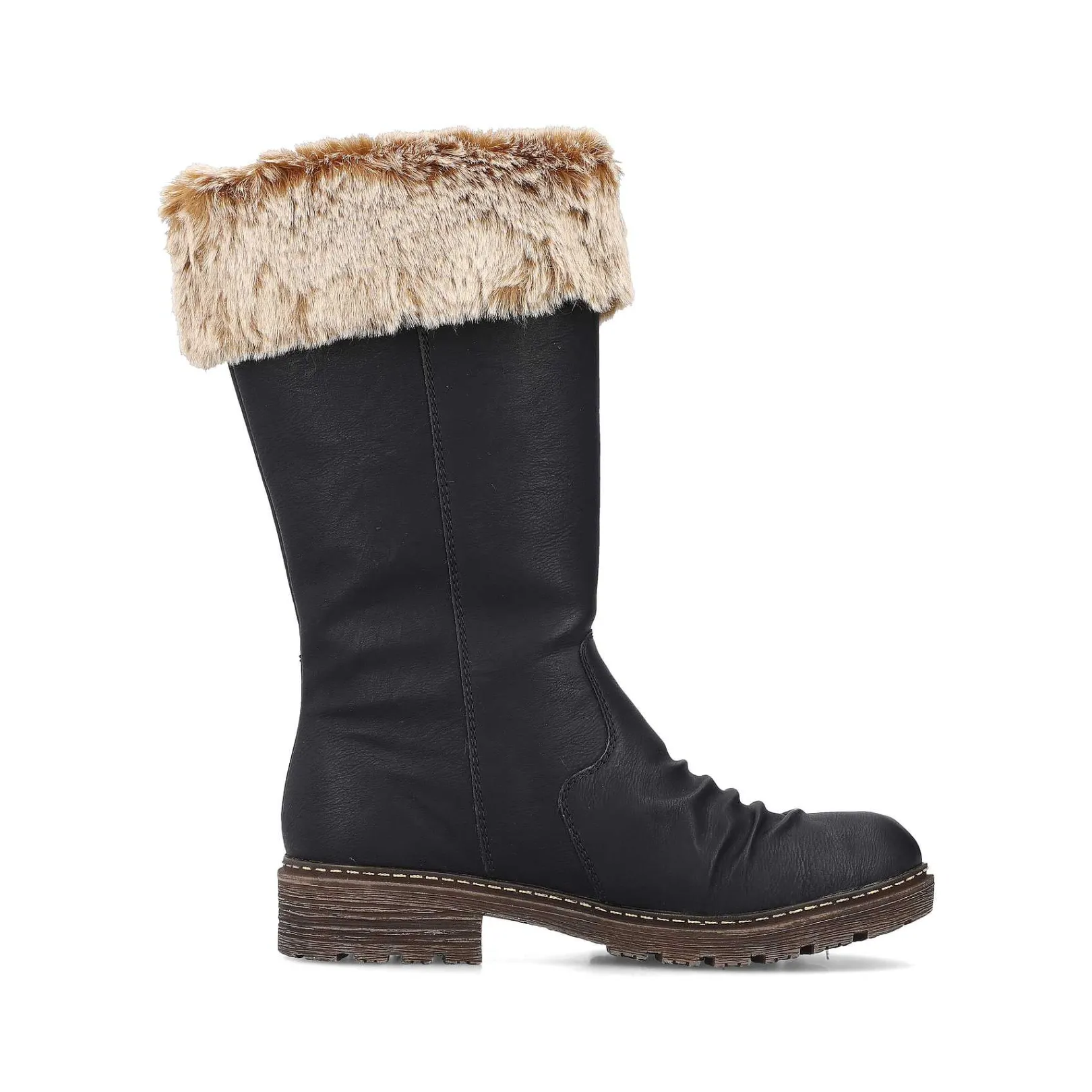 Women'S High-Shaft Boots Night Black Ladies Ankle Boots & Boots