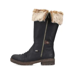 Women'S High-Shaft Boots Night Black Ladies Ankle Boots & Boots