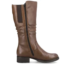 Best Women'S High-Shaft Boots Coffee Brown Ladies Ankle Boots & Boots