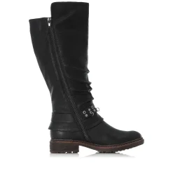 Sale Women'S High-Shaft Boots Night Black Ladies Ankle Boots & Boots