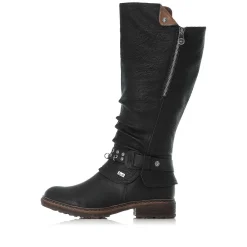Sale Women'S High-Shaft Boots Night Black Ladies Ankle Boots & Boots