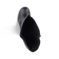 Outlet Women'S High-Shaft Boots Deep Black Ladies Ankle Boots & Boots
