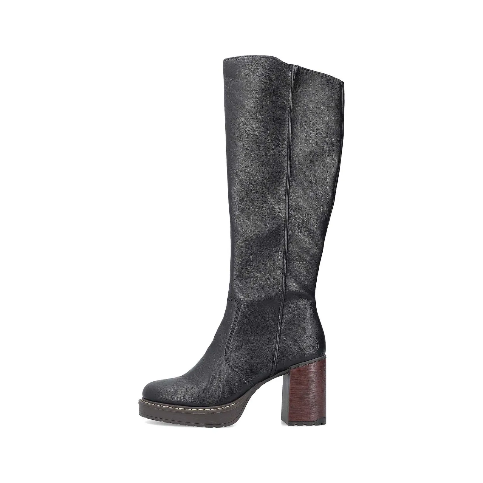 Outlet Women'S High-Shaft Boots Deep Black Ladies Ankle Boots & Boots