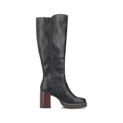 Outlet Women'S High-Shaft Boots Deep Black Ladies Ankle Boots & Boots