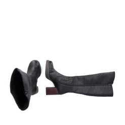 Outlet Women'S High-Shaft Boots Deep Black Ladies Ankle Boots & Boots