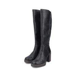 Outlet Women'S High-Shaft Boots Deep Black Ladies Ankle Boots & Boots