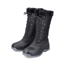 Outlet Women'S High-Shaft Boots Deep Black Ladies Ankle Boots & Boots