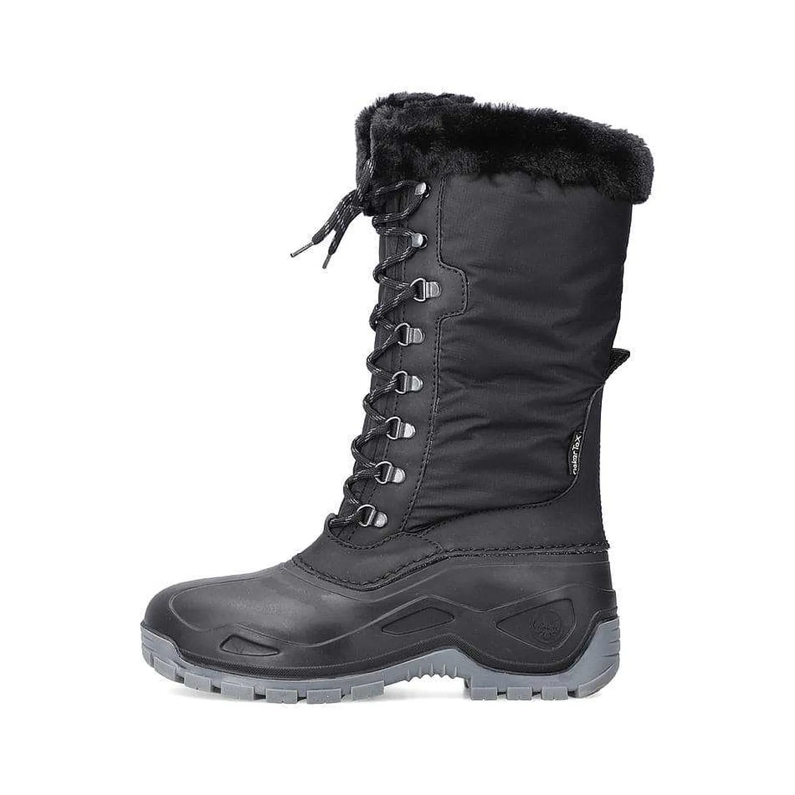 Outlet Women'S High-Shaft Boots Deep Black Ladies Ankle Boots & Boots