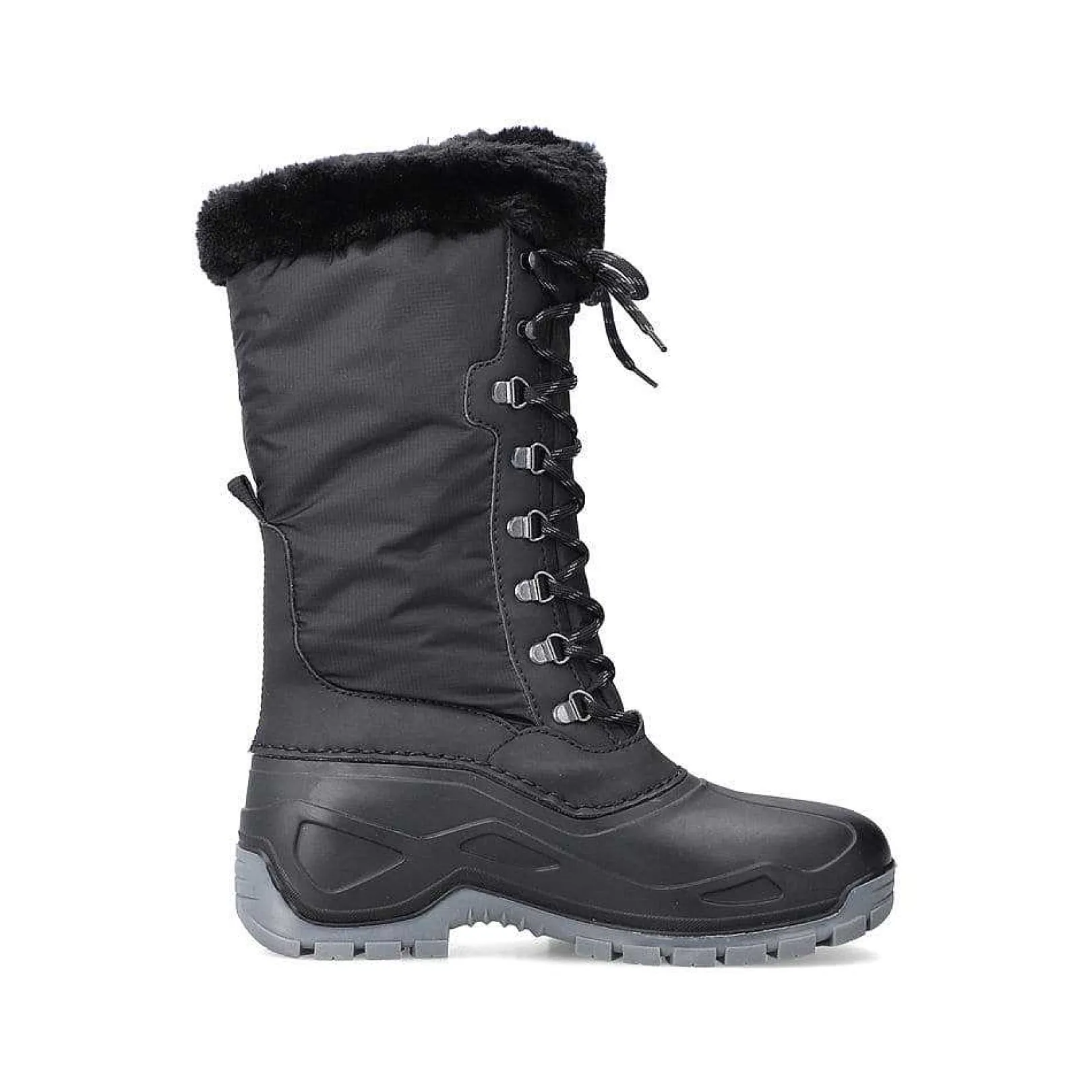 Outlet Women'S High-Shaft Boots Deep Black Ladies Ankle Boots & Boots