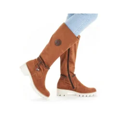 Outlet Women'S High-Shaft Boots Chestnut Brown Ladies Ankle Boots & Boots