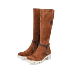Outlet Women'S High-Shaft Boots Chestnut Brown Ladies Ankle Boots & Boots