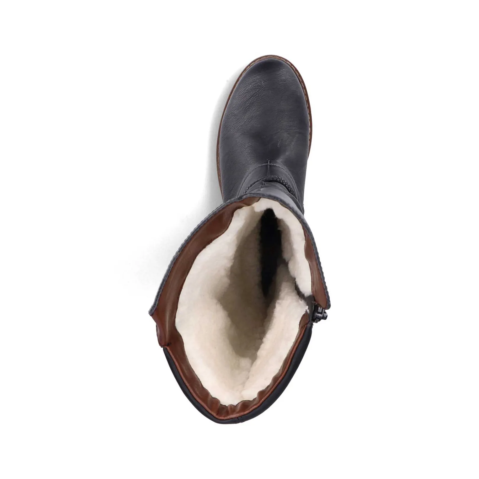 Online Women'S High-Shaft Boots Deep Black Ladies Ankle Boots & Boots