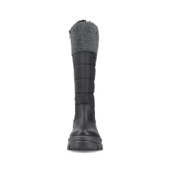 Hot Women'S High-Shaft Boots Graphite Black Ladies Ankle Boots & Boots
