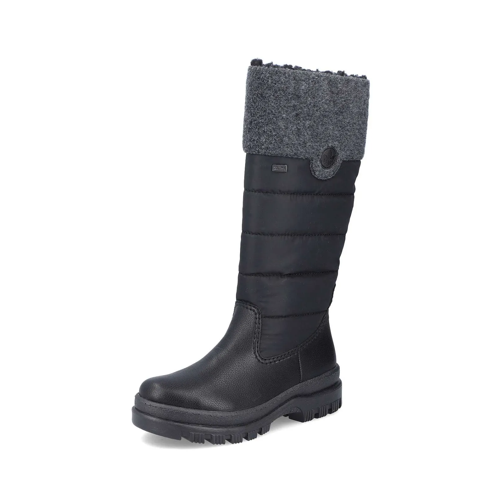 Hot Women'S High-Shaft Boots Graphite Black Ladies Ankle Boots & Boots