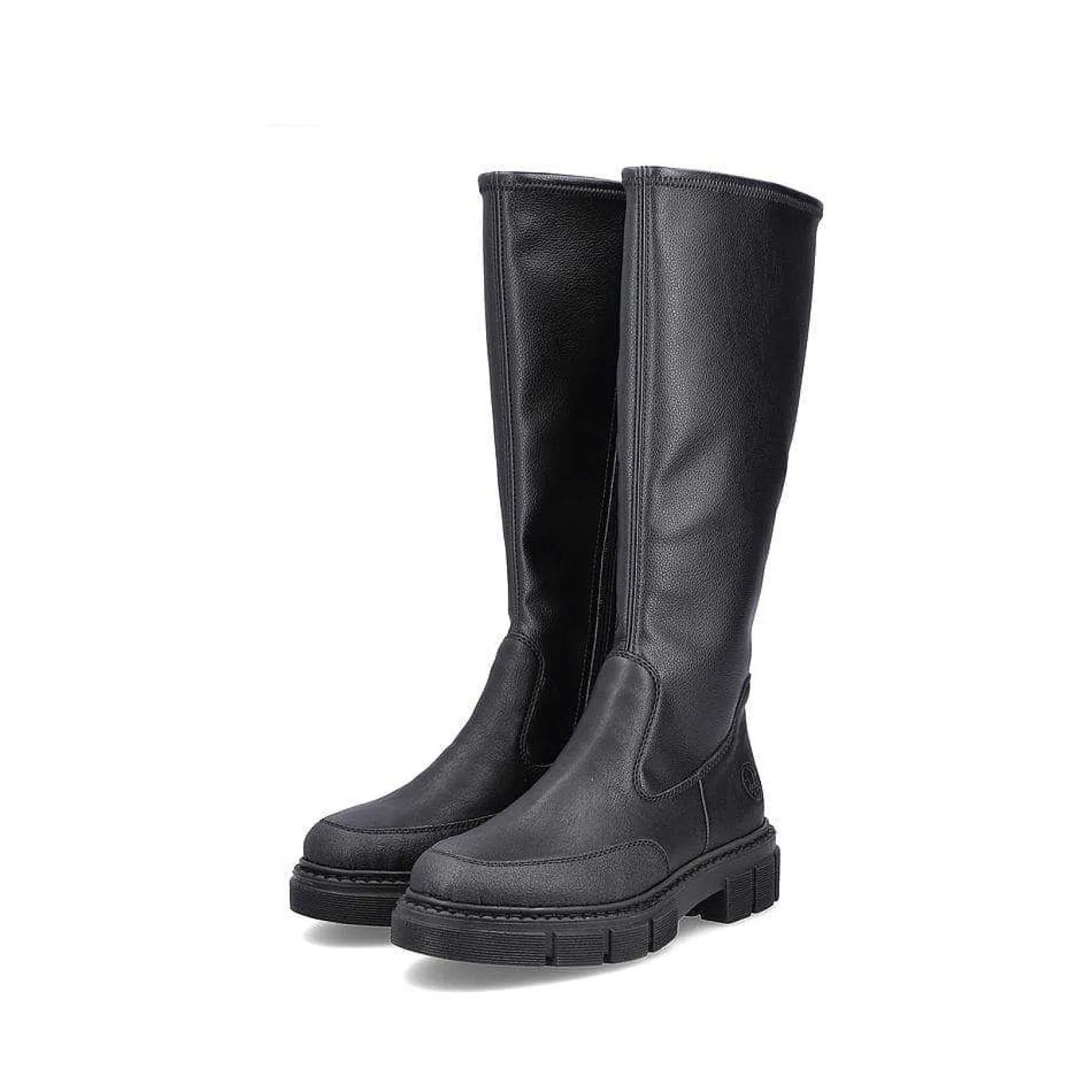 New Women'S High-Shaft Boots Deep Black Ladies Ankle Boots & Boots