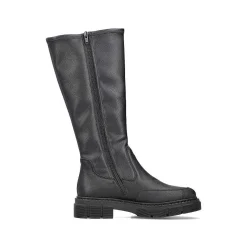 New Women'S High-Shaft Boots Deep Black Ladies Ankle Boots & Boots