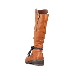 Clearance Women'S High-Shaft Boots Caramel Brown Ladies Ankle Boots & Boots