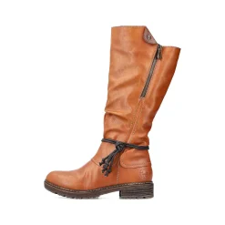 Clearance Women'S High-Shaft Boots Caramel Brown Ladies Ankle Boots & Boots