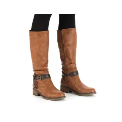 New Women'S High-Shaft Boots Nougat Brown Ladies Ankle Boots & Boots