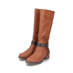 New Women'S High-Shaft Boots Nougat Brown Ladies Ankle Boots & Boots