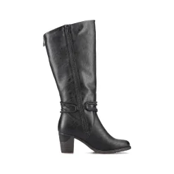 Hot Women'S High-Shaft Boots Deep Black Ladies Ankle Boots & Boots