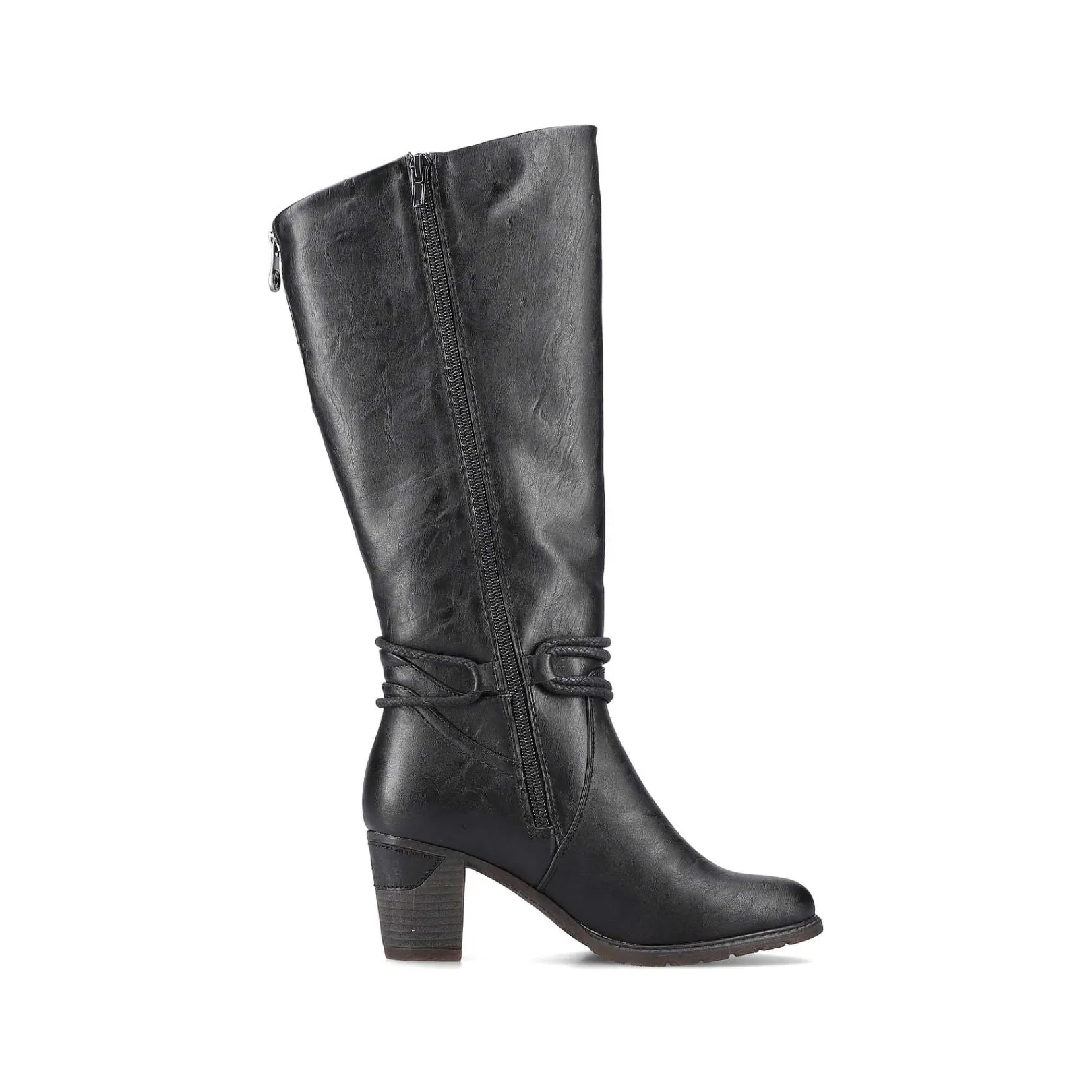 Hot Women'S High-Shaft Boots Deep Black Ladies Ankle Boots & Boots