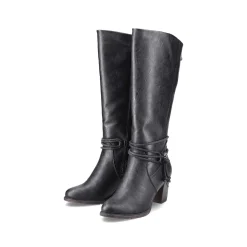 Hot Women'S High-Shaft Boots Deep Black Ladies Ankle Boots & Boots
