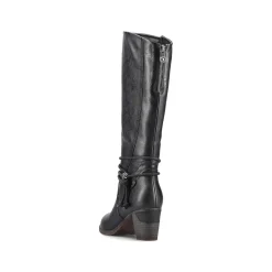 Hot Women'S High-Shaft Boots Deep Black Ladies Ankle Boots & Boots