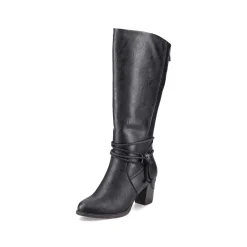 Hot Women'S High-Shaft Boots Deep Black Ladies Ankle Boots & Boots