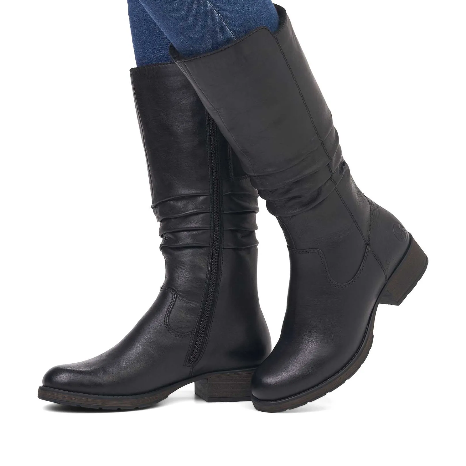 Clearance Women'S High-Shaft Boots Night Black Ladies Ankle Boots & Boots