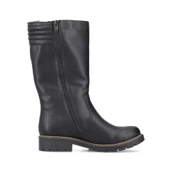 Clearance Women'S High-Shaft Boots Deep Black Ladies Ankle Boots & Boots