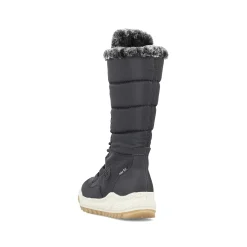 Outlet Women'S High-Shaft Boots Asphalt Black Ladies Ankle Boots & Boots