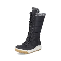 Outlet Women'S High-Shaft Boots Asphalt Black Ladies Ankle Boots & Boots