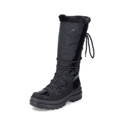 Women'S High-Shaft Boots Graphite Black Ladies Ankle Boots & Boots