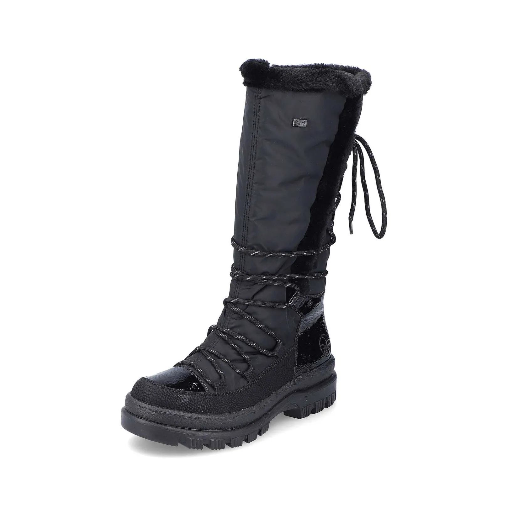 Women'S High-Shaft Boots Graphite Black Ladies Ankle Boots & Boots