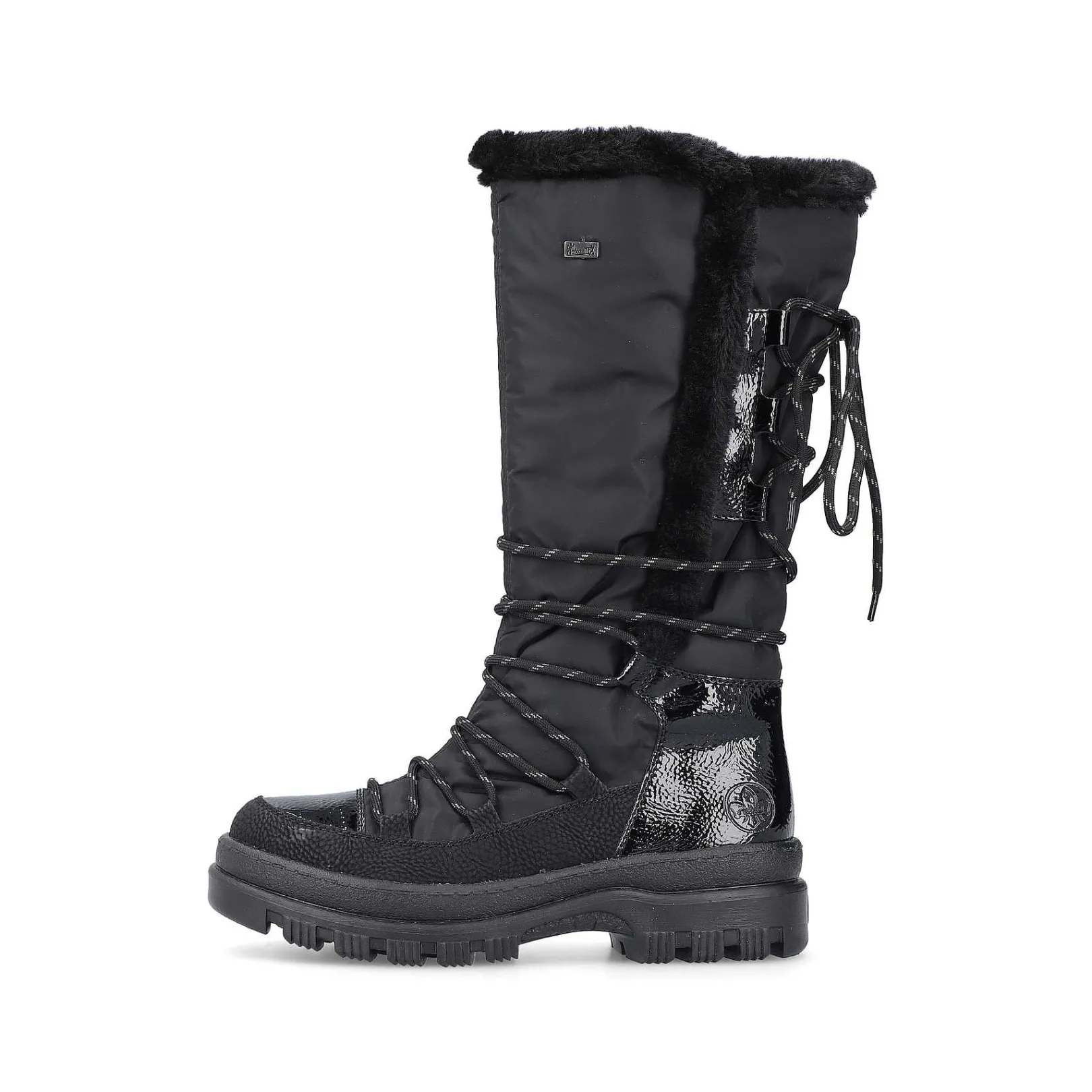 Women'S High-Shaft Boots Graphite Black Ladies Ankle Boots & Boots