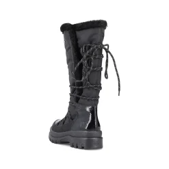 Women'S High-Shaft Boots Graphite Black Ladies Ankle Boots & Boots