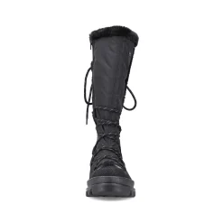 Women'S High-Shaft Boots Graphite Black Ladies Ankle Boots & Boots